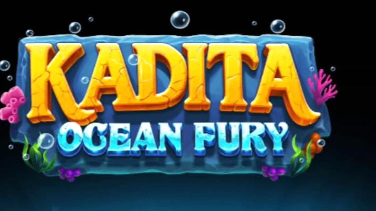 Cena subaquática do slot Kadita Ocean Fury com a deusa Kadita e símbolos temáticos